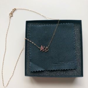 Limbo Jewelry - Asymmetrical, 14k Gold Fill Triangle Necklace Limbo Jewelry - Asymmetrical, 14k Gold Fill Triangle Necklace